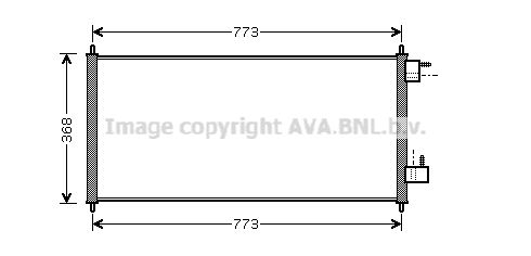 AVA QUALITY COOLING Конденсатор, кондиционер FD5361